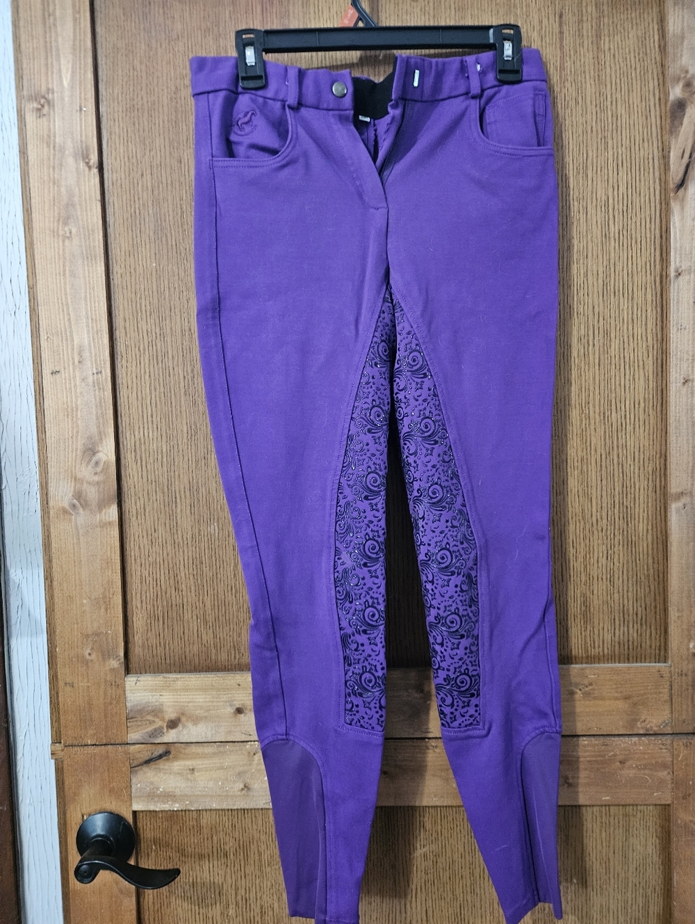 Smartpak Piper Purple Silicone Fullseat Breeches 28R
